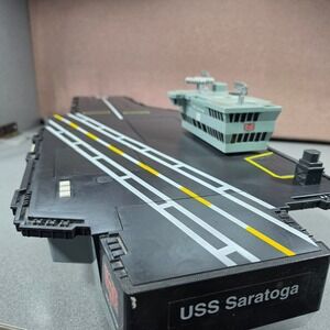 GI Joe USS Saratoga 2001 Aircraft Carrier‎ working Military Playset